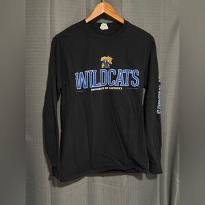 Jerzees Black Wildcats Long Sleeve Tee